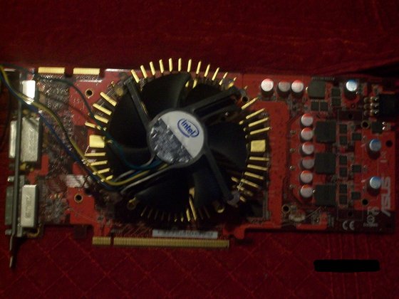 Intel Fan on an asus 4870