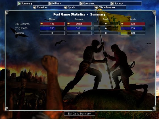 Liga (I lost two games vs BONES before this one, that I "forgot" to printscreen)